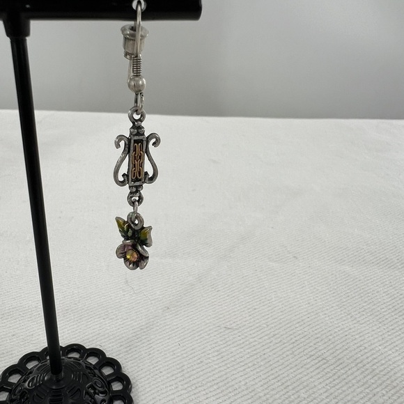 Cherub Pendant necklace and matching earrings Vintage Unsigned - Picture 10 of 10